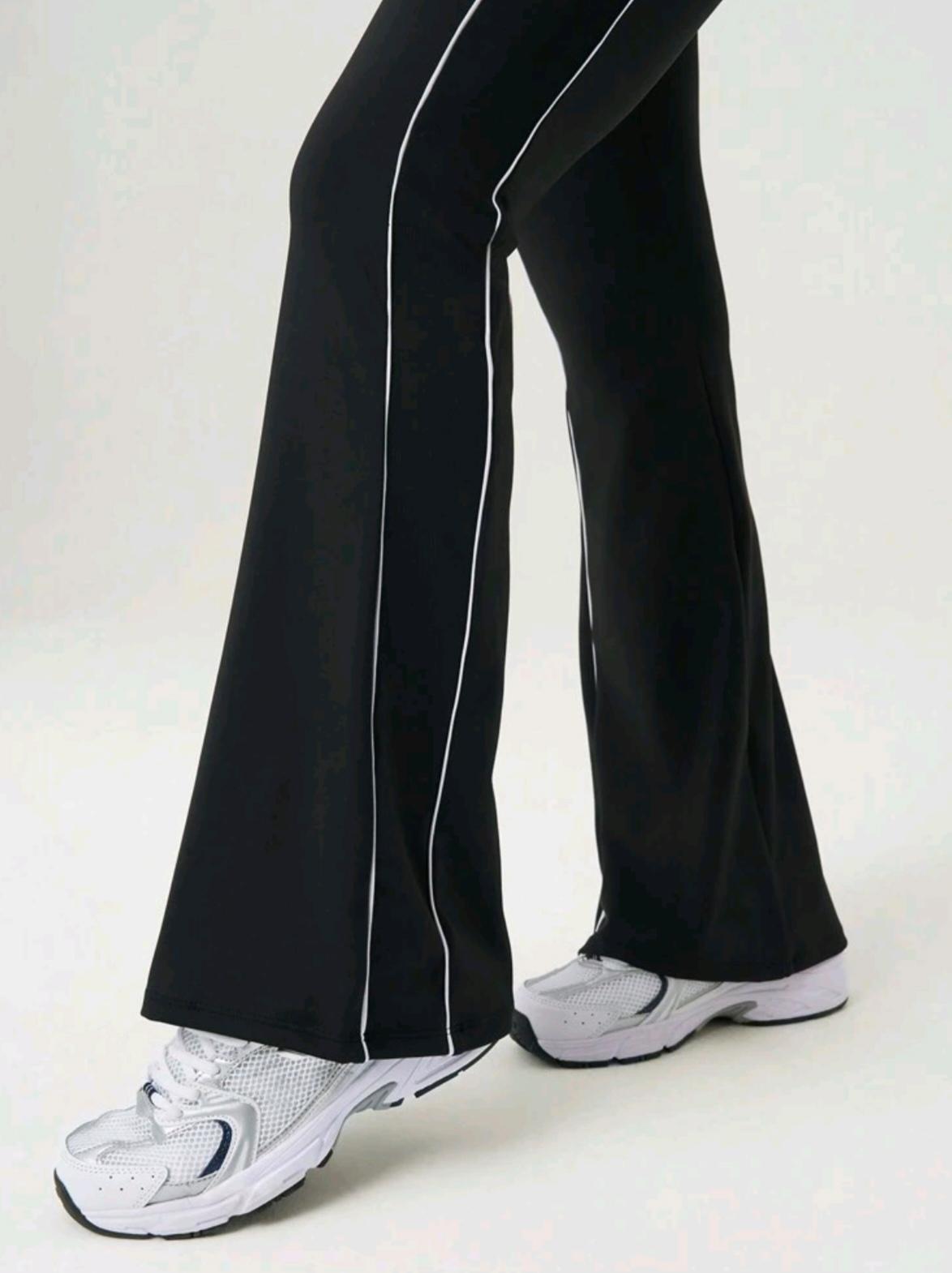 Pantalon évasé de sport casual