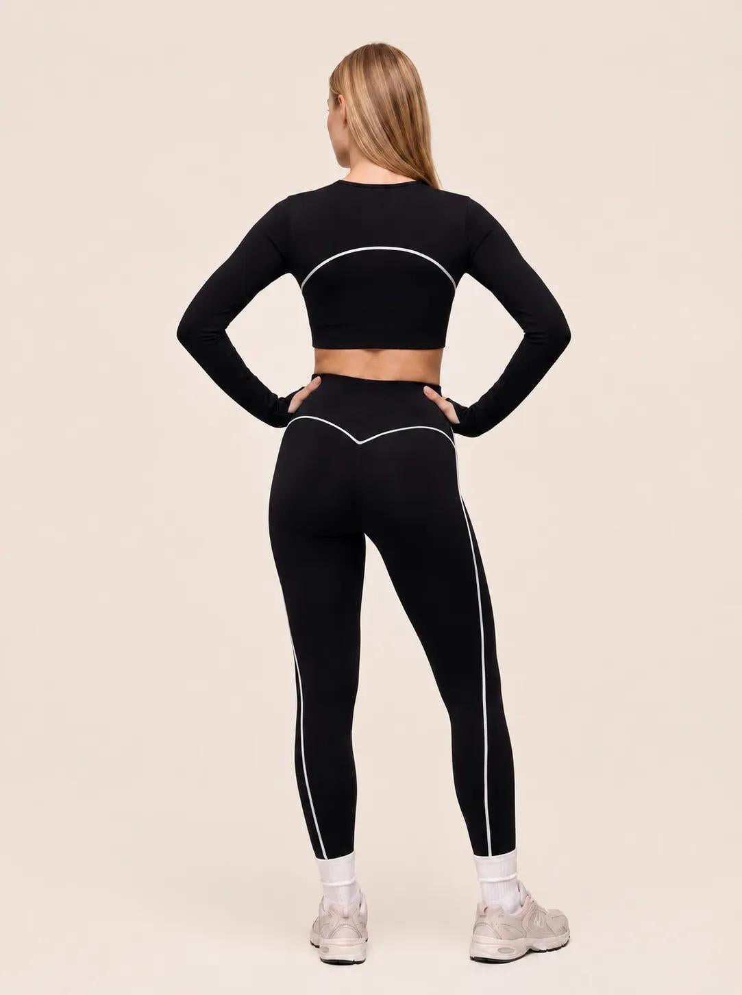 Ensemble Liseré Blanc Sport