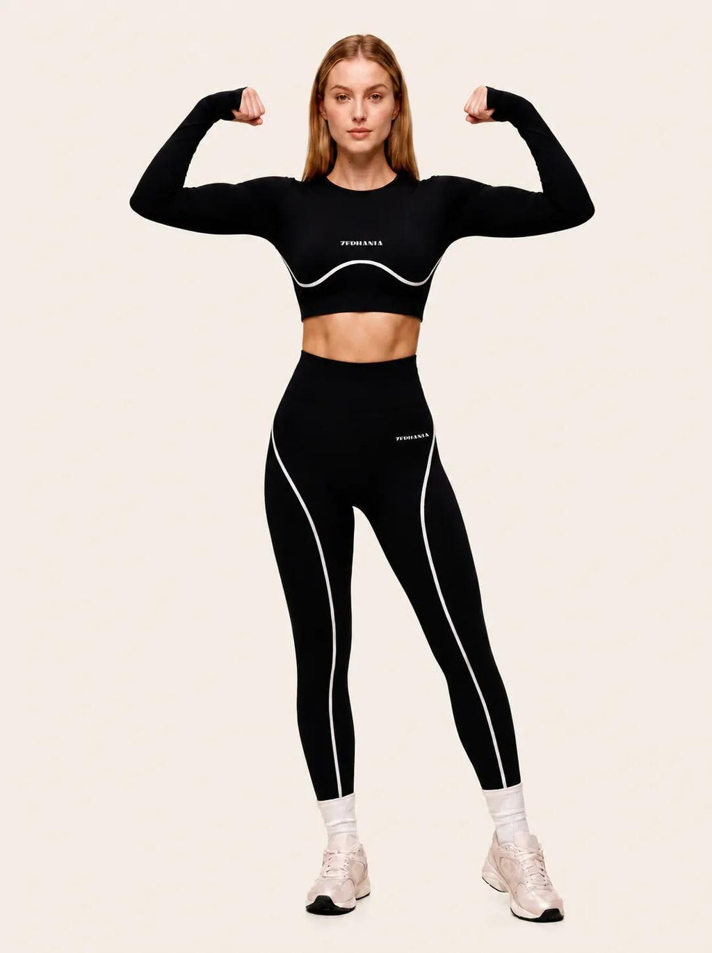 Ensemble Liseré Blanc Sport