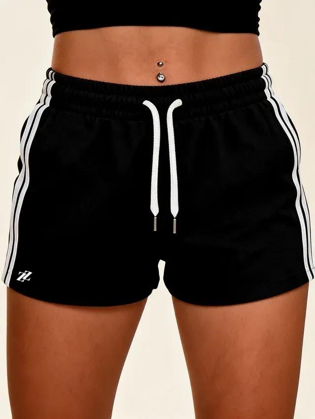 Short de sport rayé