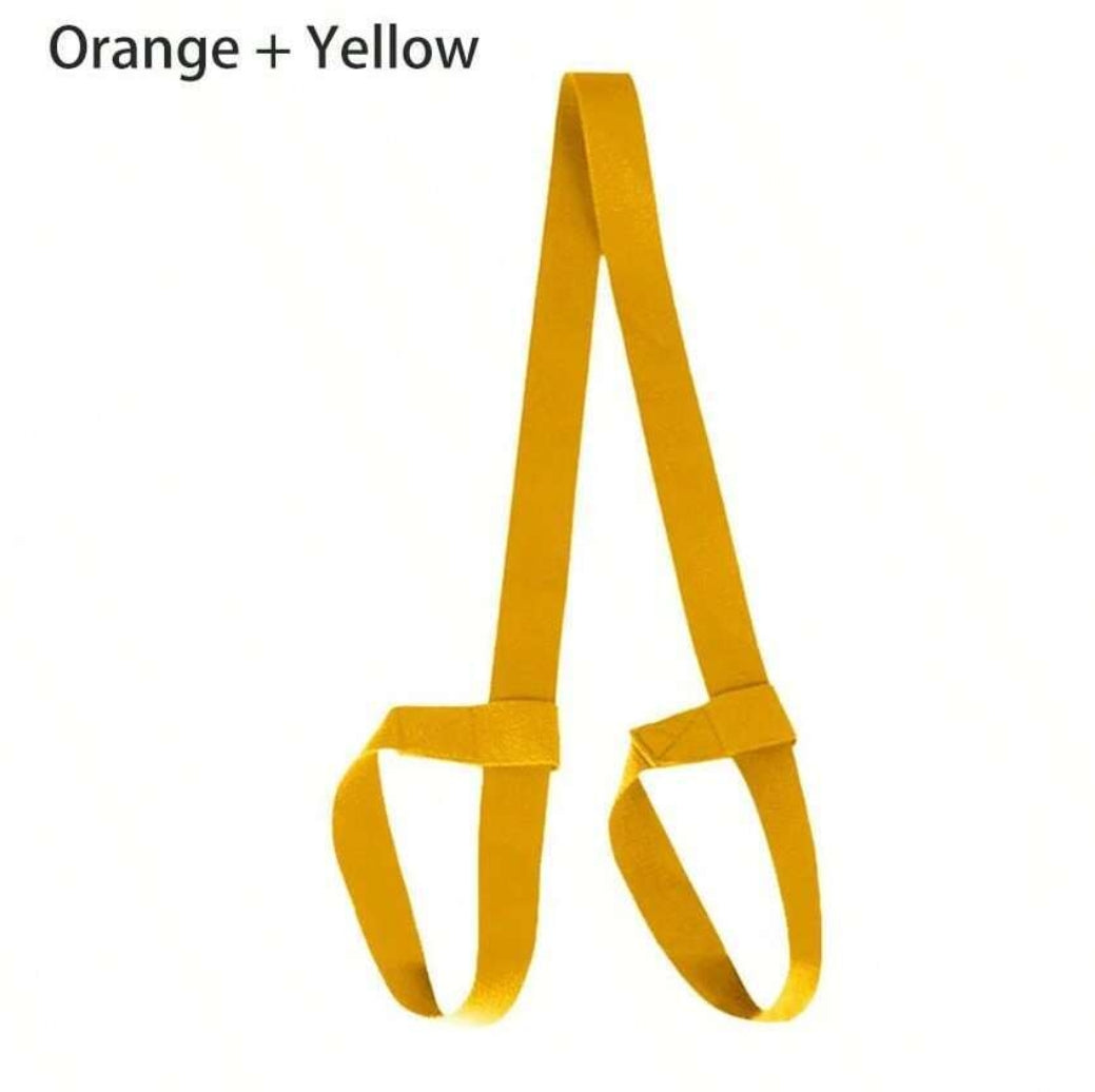 Ceinture de sangle de tapis de yoga réglable