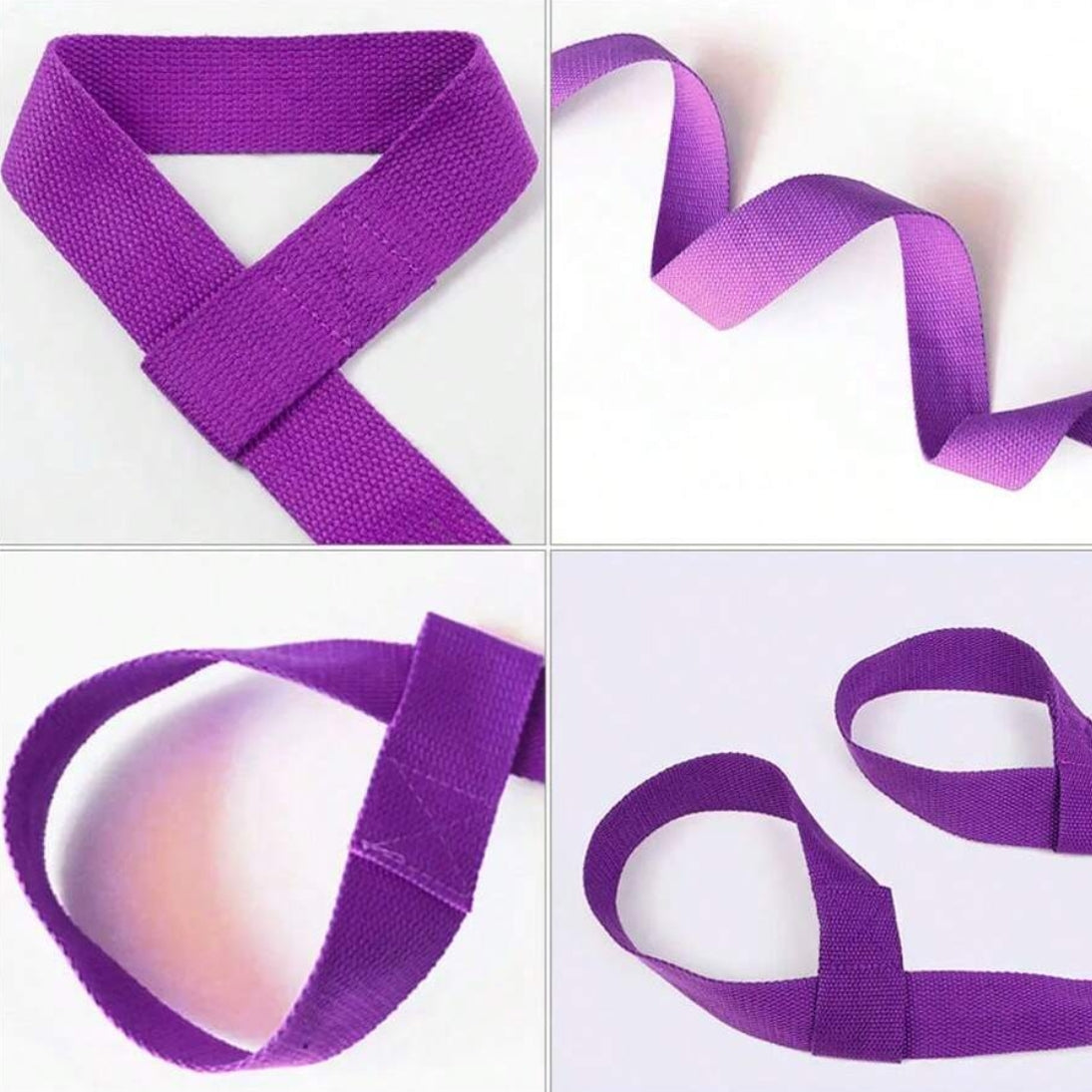 Ceinture de sangle de tapis de yoga réglable