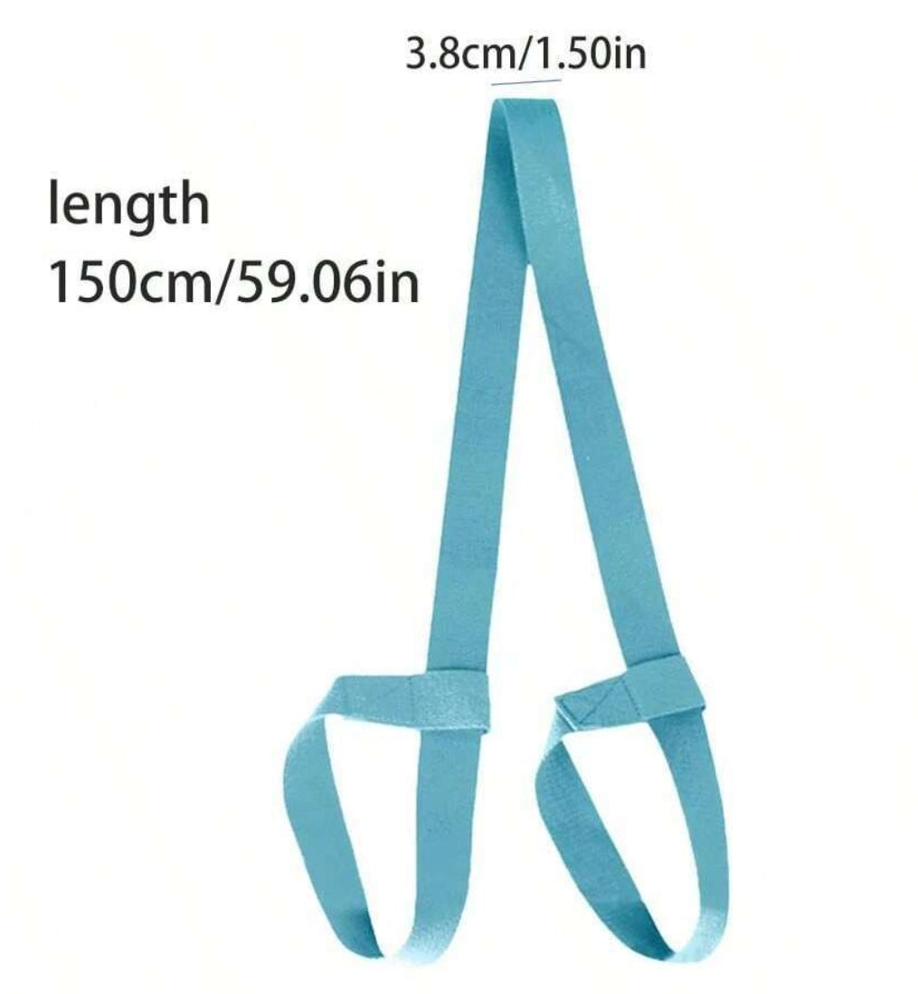 Ceinture de sangle de tapis de yoga réglable