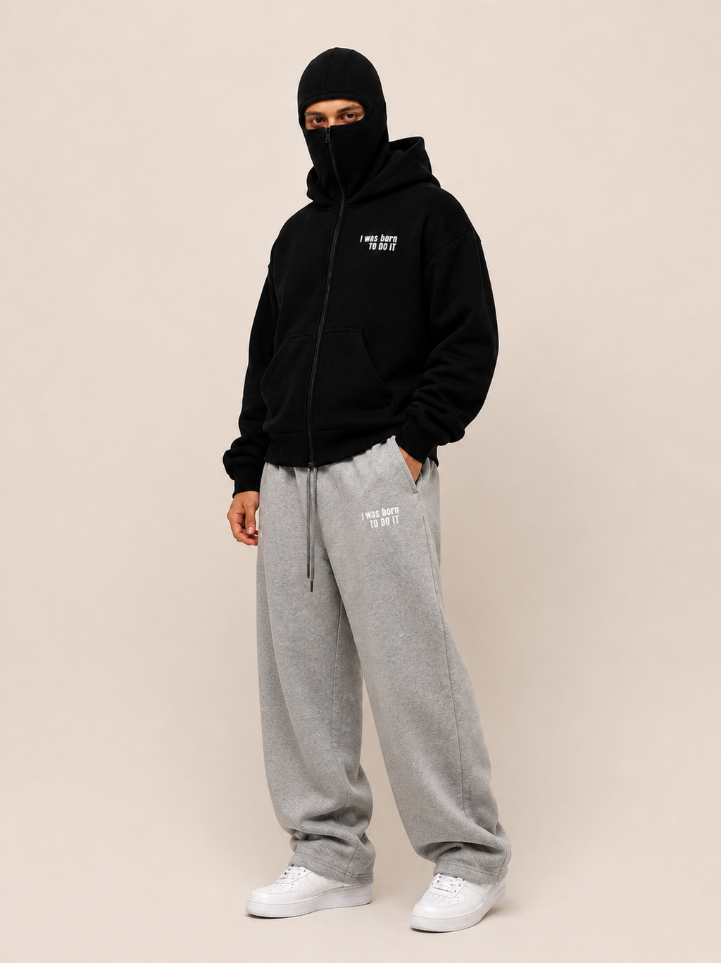 Veste coupe-vent "i was born to do it"