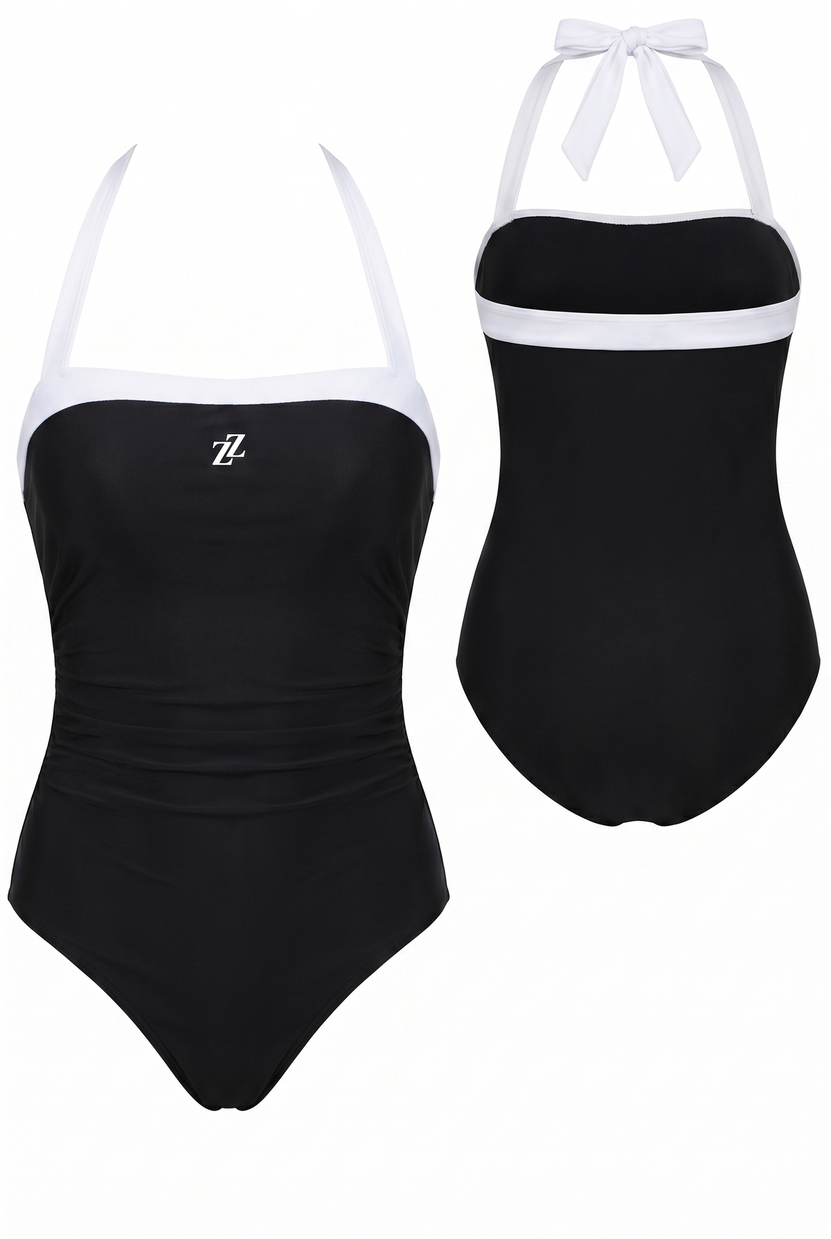 Bikini rétro chic noir
