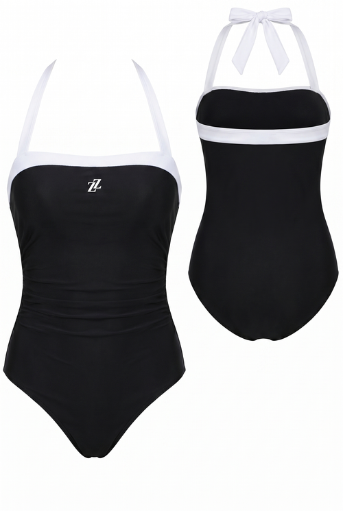 Bikini rétro chic noir