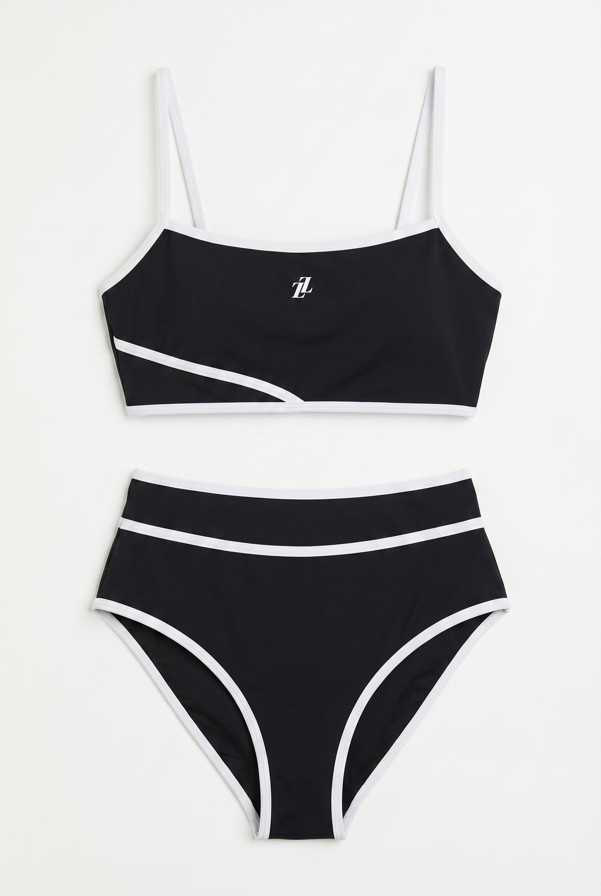 Bikini liseré blancs
