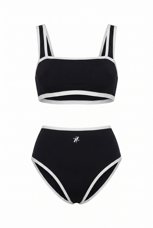 Bikini liseré blancs