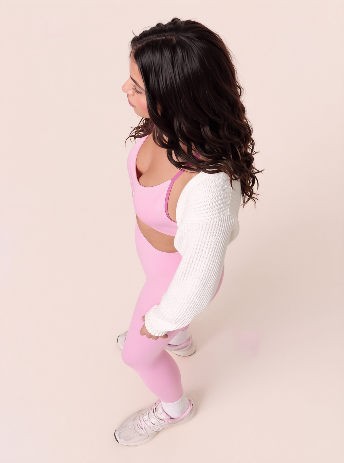 Ensemble rose pastel