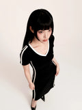 Robe longue minimaliste noir