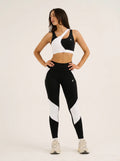 Ensemble twist black & white femme