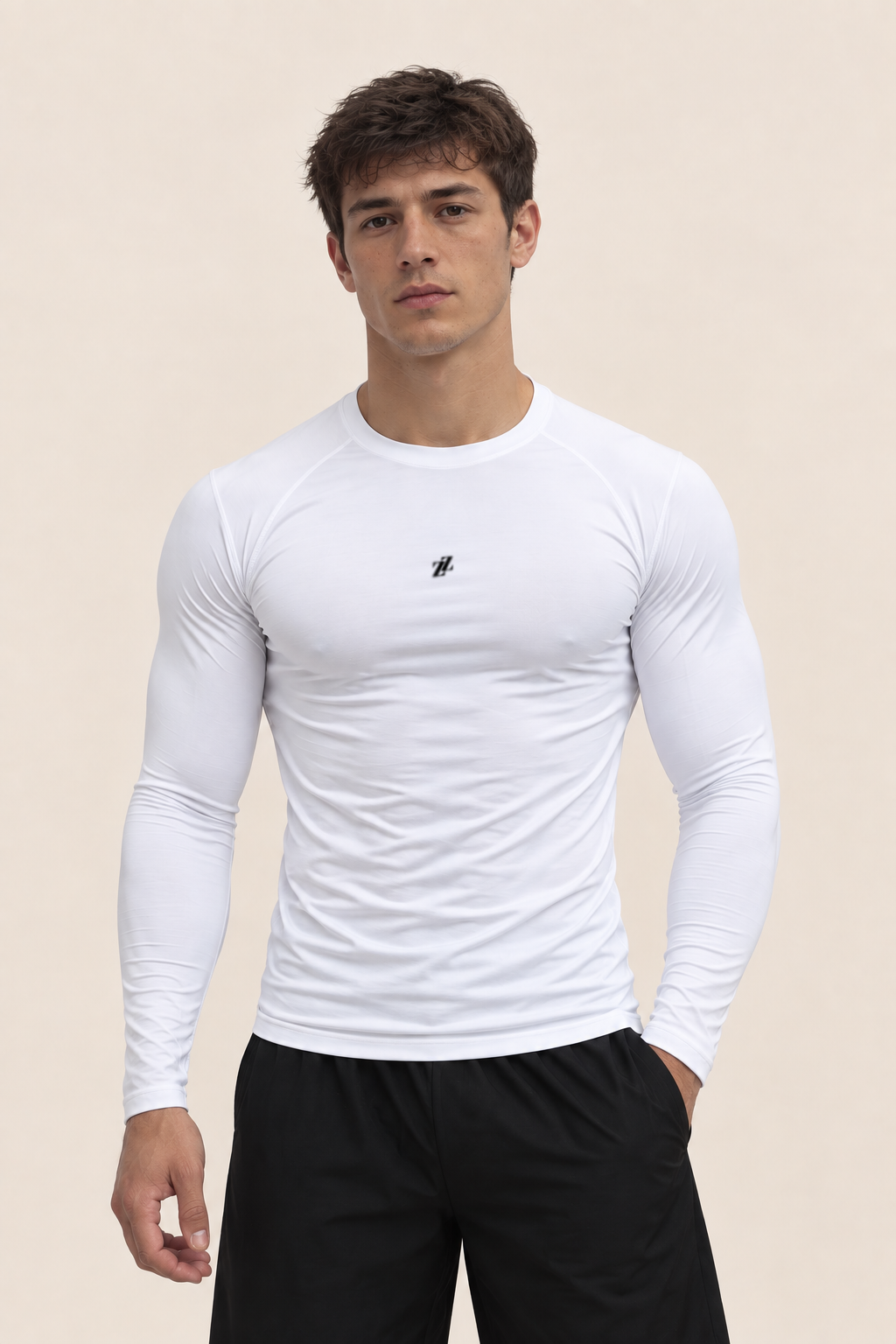 T-shirt compression manches longues