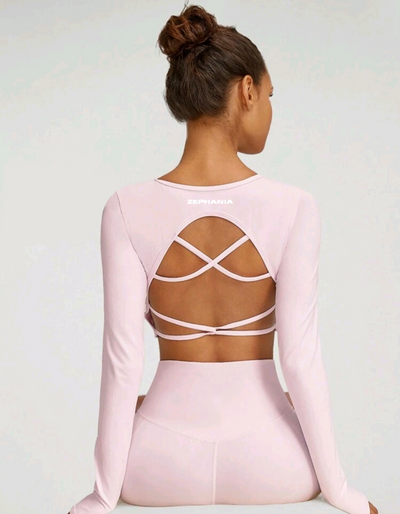 T-shirt laçage dos