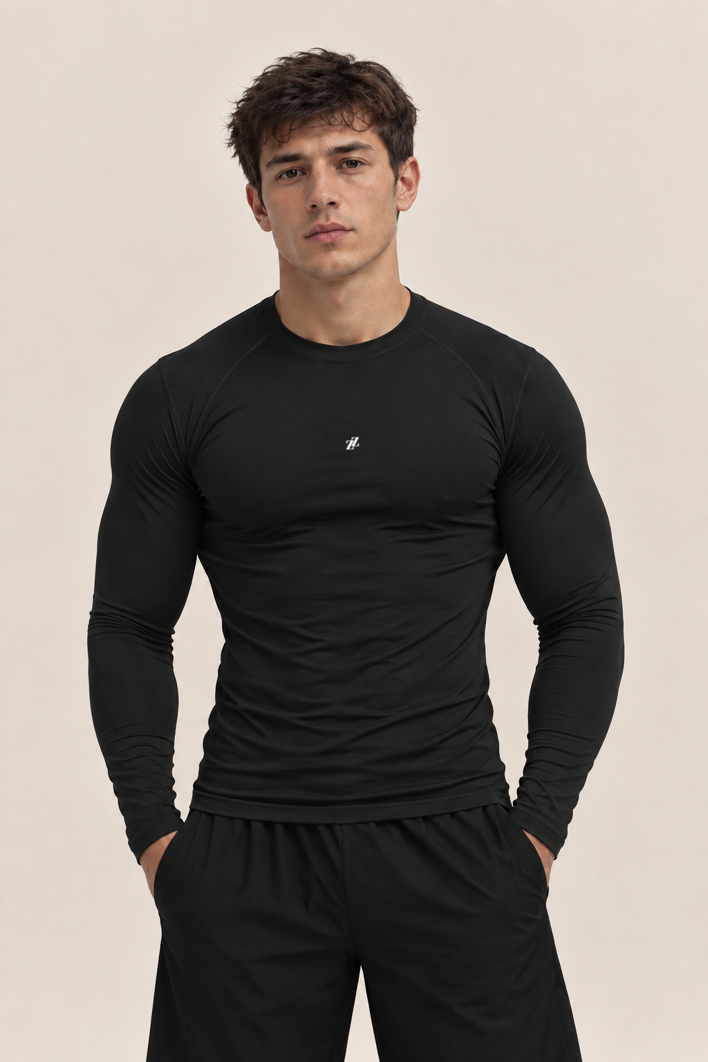 T-shirt compression manches longues