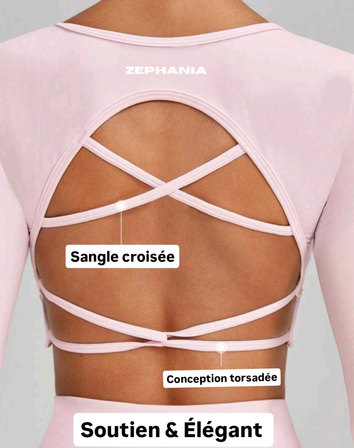 Top laçage dos