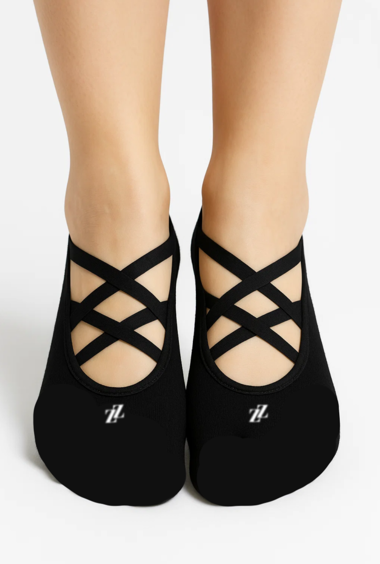 chaussettes de yoga non glissantes