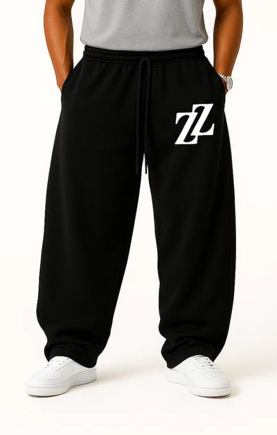 Jogging baggy noir logo