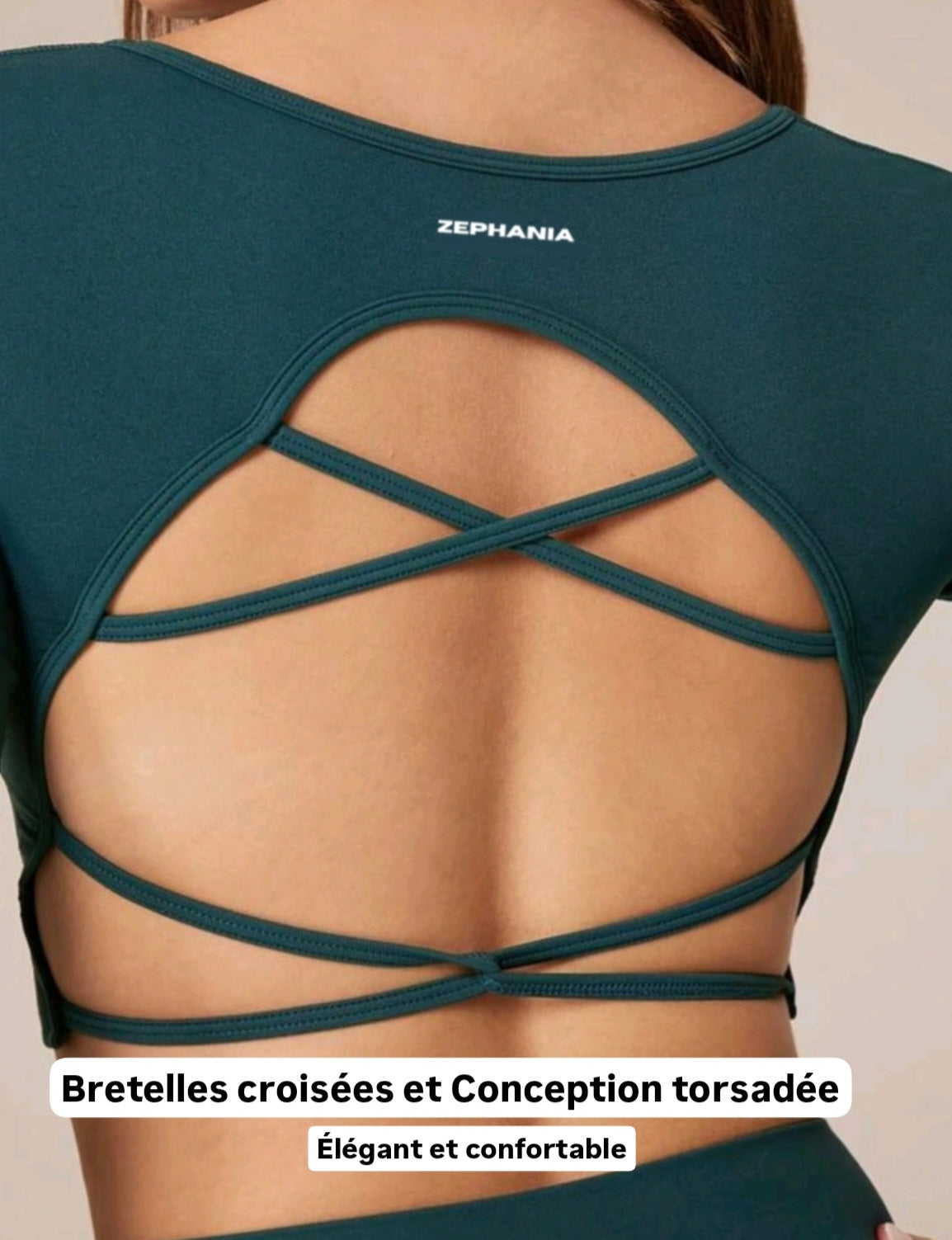 Top laçage dos
