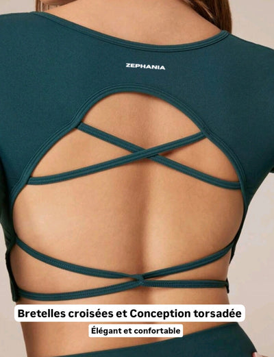 T-shirt laçage dos