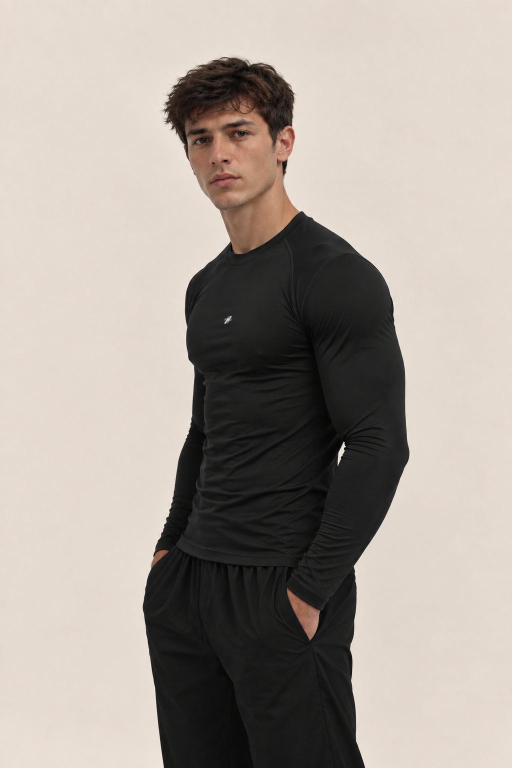 T-shirt compression manches longues