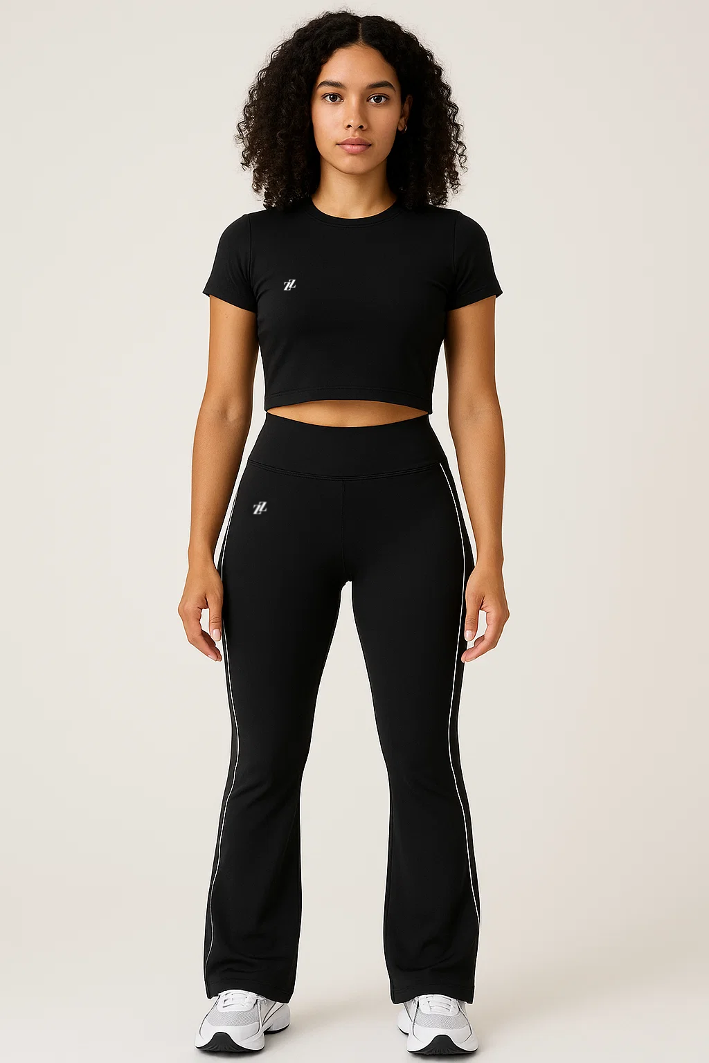 Pantalon évasé de sport casual