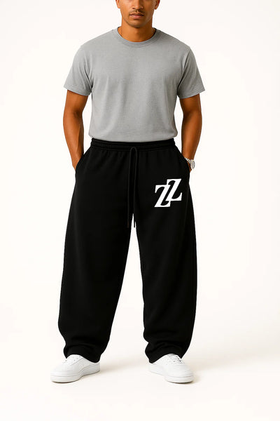 Jogging baggy noir logo