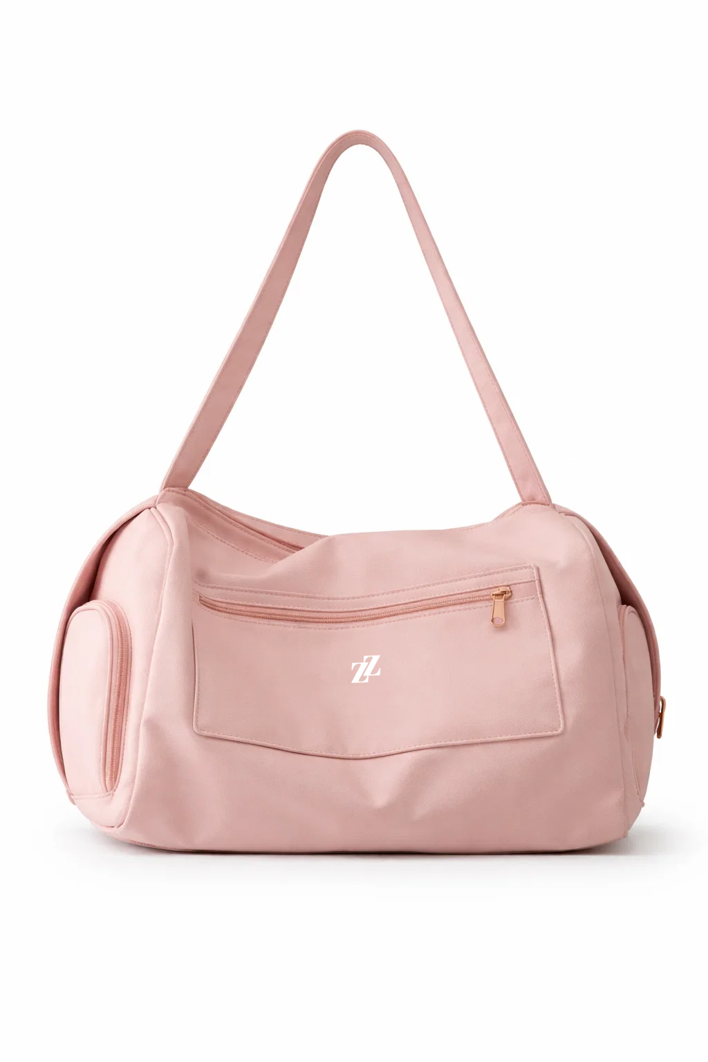 Sac de sport rose pastel