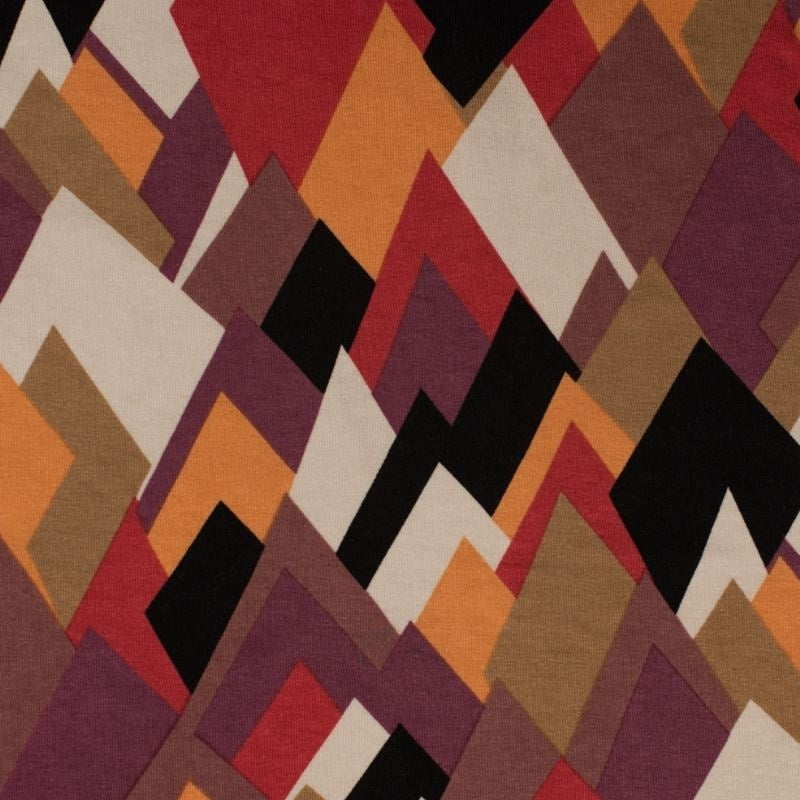 Coussin Jersey Mosaïque Terracotta